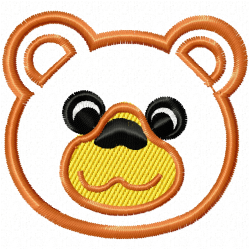 Teddy Embroidery Design 3